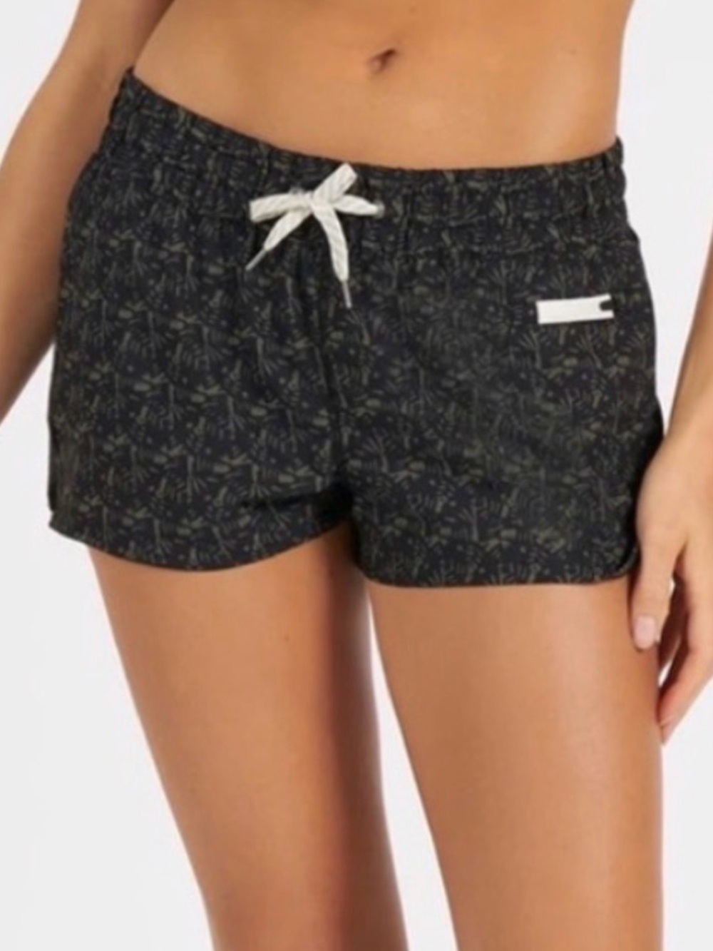 Vuori Clementine 2.0 Lined Running Shorts Oregano Woodblock Print Small